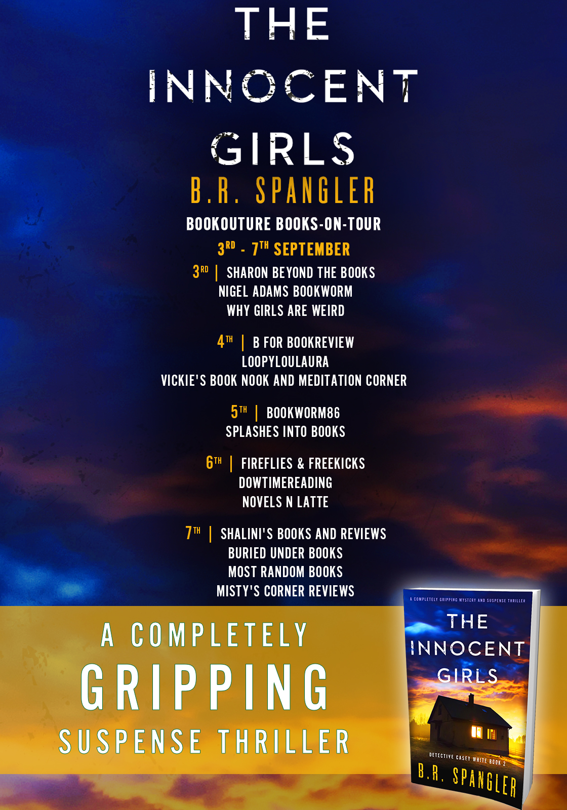 The Innocent Girls By BR Spangler - Books On Tour (Review) - Fireflies ...